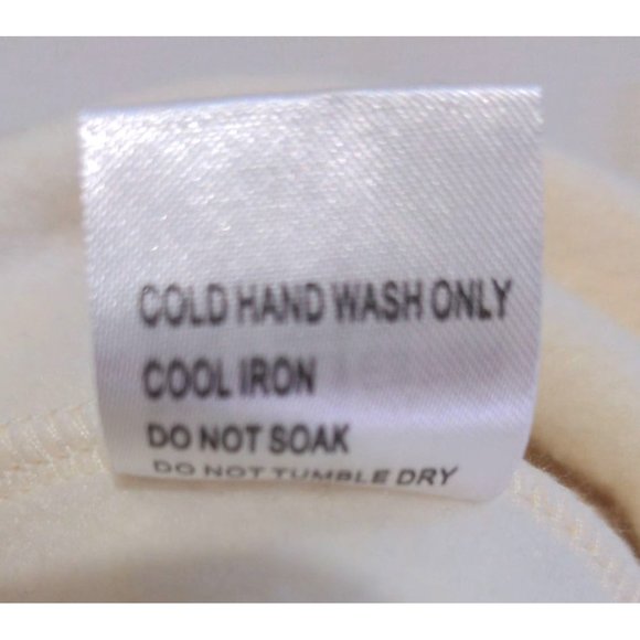 Princess Polly Women's Fleece Mini Skirt A-Line Y2K Drawstring Waist Cream Sz 6 - Picture 8 of 9